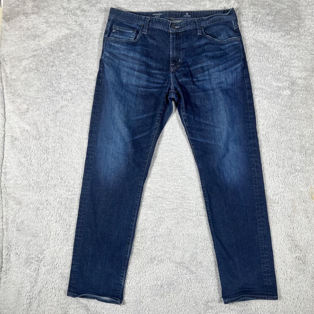 AG Adriano Goldschmied The Graduate Jeans Mens 36x32 Blue Tailored Leg 1174ALL